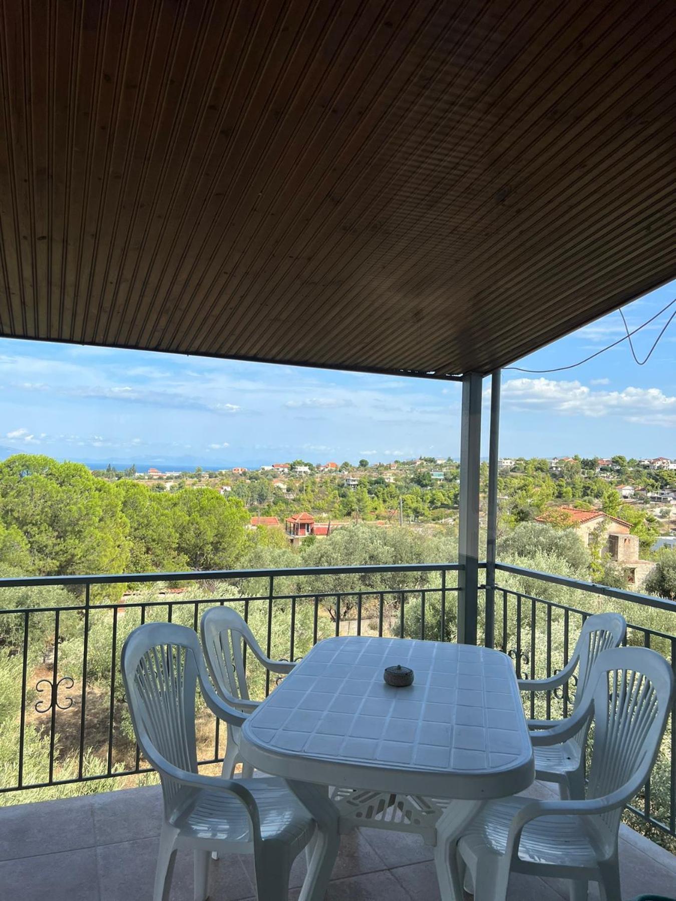 Xenia'S Seaview House Villa Paralia Avlidhos Exterior foto